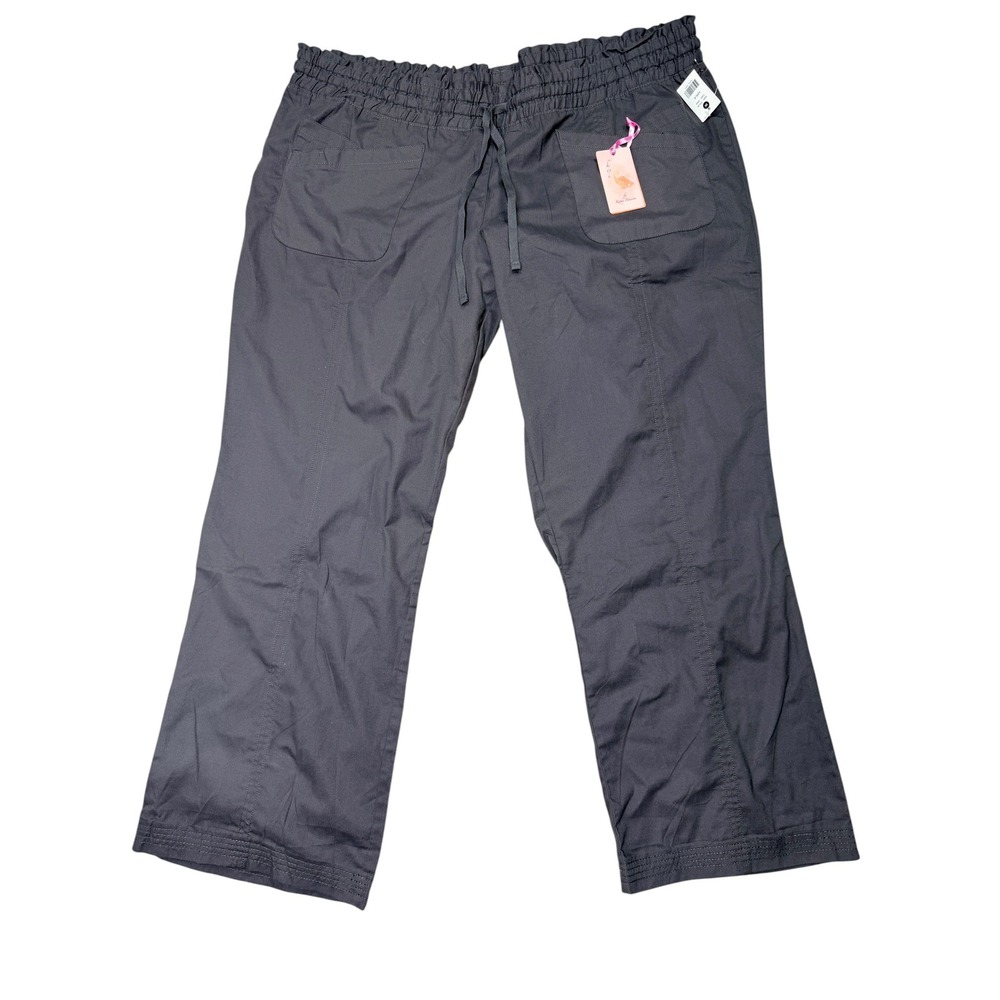 Koi KP Karlie Scrub Pants Women 3X Steel Gray Medical Nursing Workwear 32"Inseam